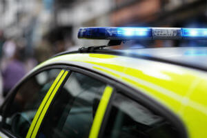 police car lights