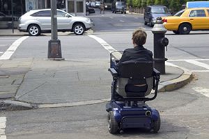 wheelchair pedestrian accidents