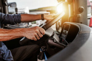 driver in truck
