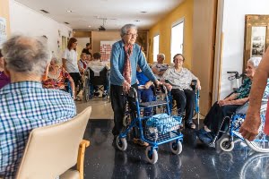 Elders at a nursing home.